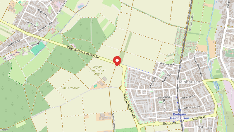 Karte: L3405 / Heusenstammer Straße , 63110 Rodgau