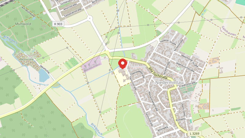 Karte: Taunusstr. 2, 63594 Hasselroth