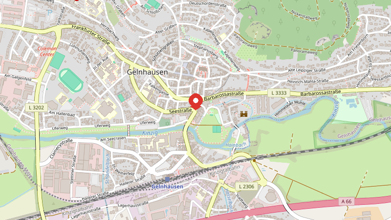 Karte: Am Ziegelturm 10, 63571 Gelnhausen