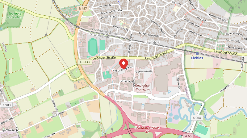 Karte: Am Lindengraben 2, 63584 Gründau