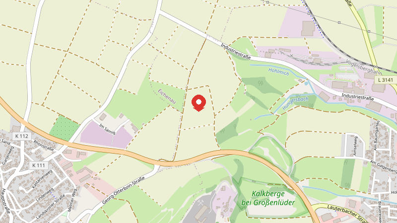 Karte: Verlängerung Eichenauer Straße K 111 , 36137 Großenlüder Müs