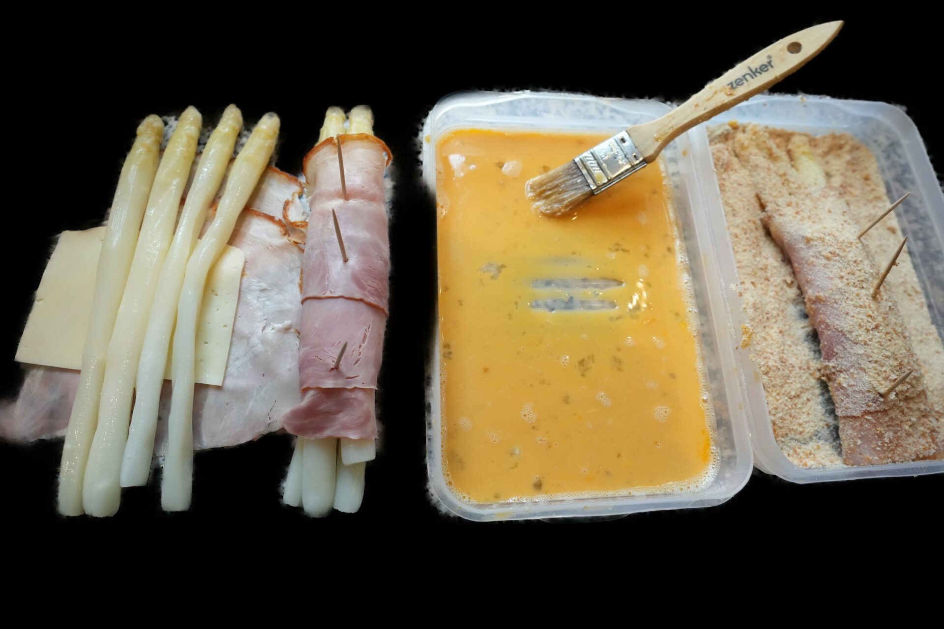 Spargel Käse Schinken Rollen - Bauer Würfl